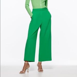 Zara Cropped Culottes Pants